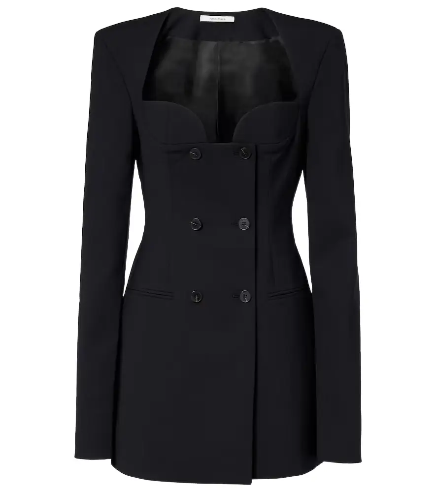 Nensi Dojaka Double-breasted blazer dress | Image 1 Nensi Dojaka Double-breasted blazer dress | Image 1