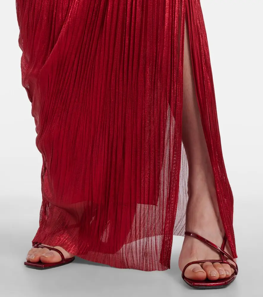Maria Lucia Hohan Claudine scarf-detail silk mousseline gown | Thumbnail 2