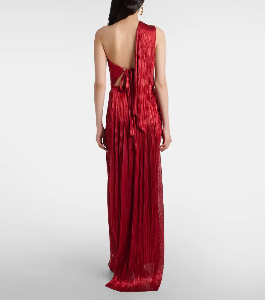 Maria Lucia Hohan Claudine scarf-detail silk mousseline gown | Thumbnail 6