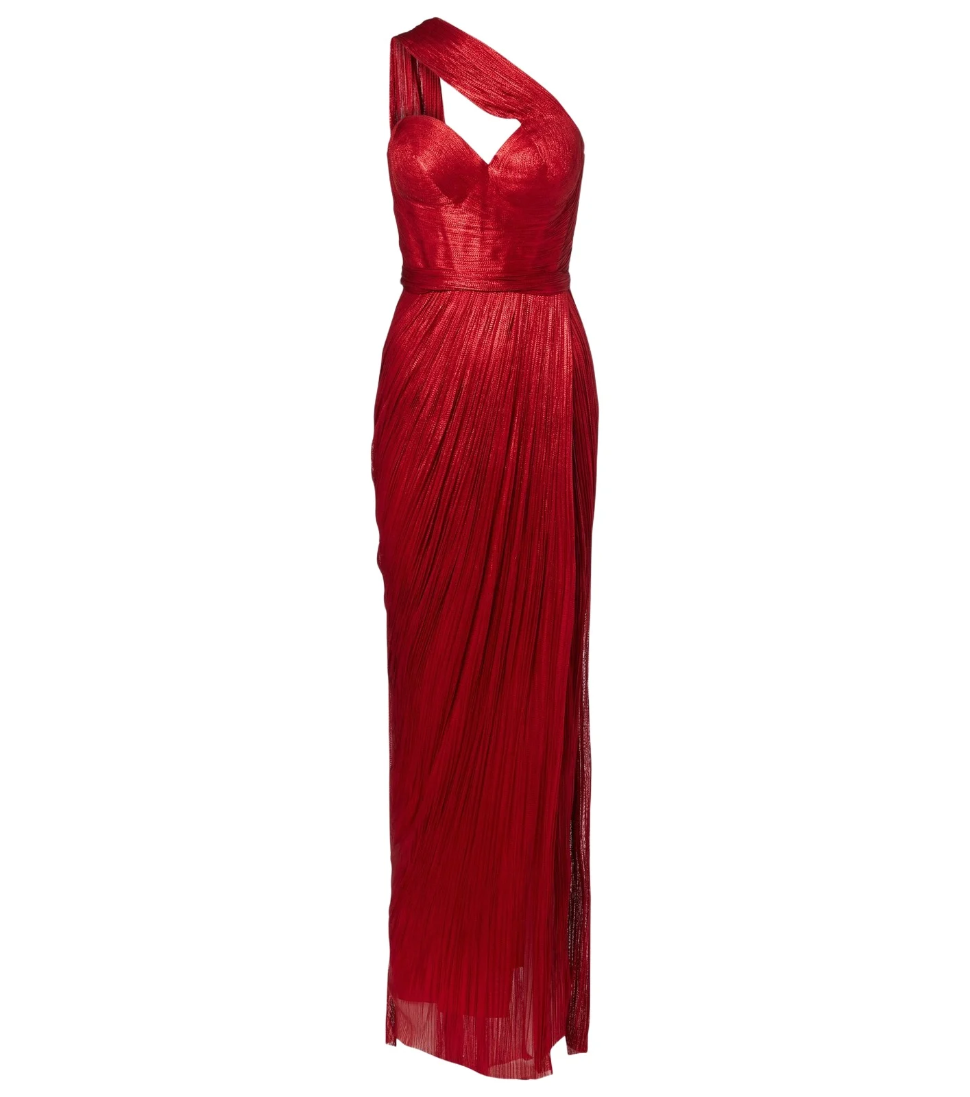 Maria Lucia Hohan Claudine scarf-detail silk mousseline gown