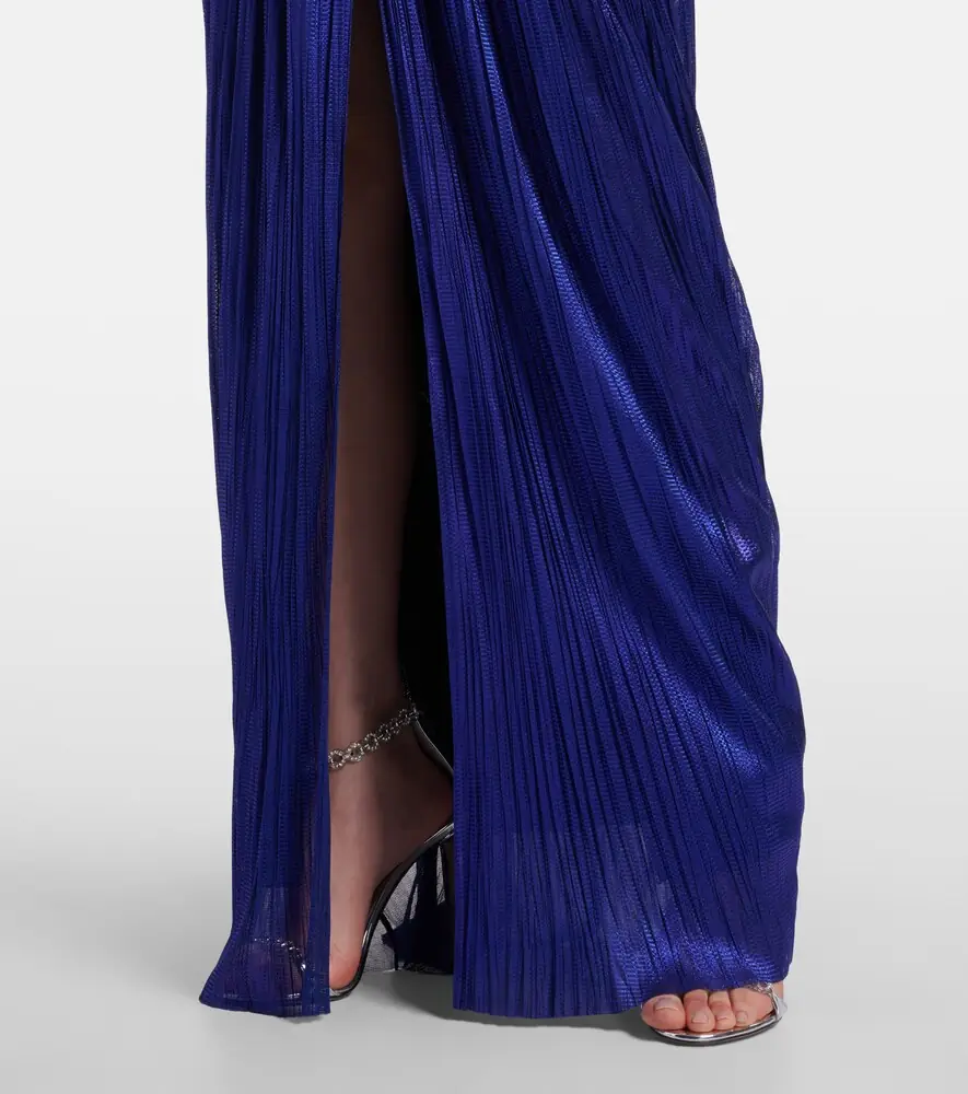Maria Lucia Hohan Camilla metallic silk tulle bustier gown | Thumbnail 4 Maria Lucia Hohan Camilla metallic silk tulle bustier gown | Thumbnail 4