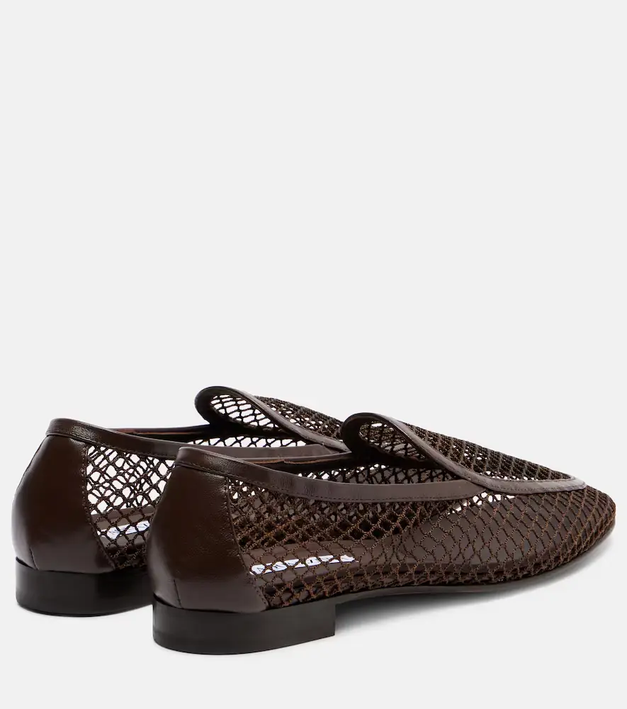 Aquazzura Saint Germain leather-trimmed moccasins | Thumbnail 2 Aquazzura Saint Germain leather-trimmed moccasins | Thumbnail 2