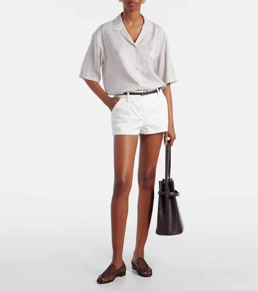 Aquazzura Saint Germain leather-trimmed moccasins | Thumbnail 5 Aquazzura Saint Germain leather-trimmed moccasins | Thumbnail 5