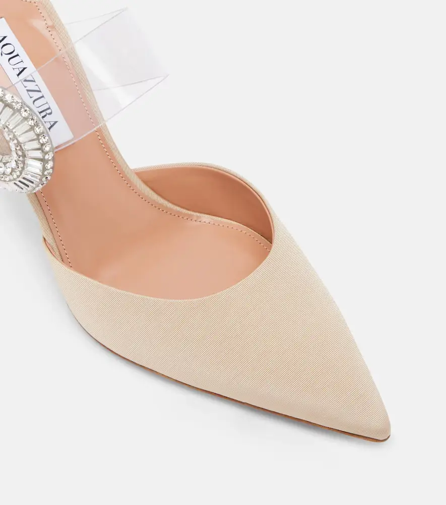 Aquazzura Crystal Hoop embellished PVC mules | Thumbnail 2 Aquazzura Crystal Hoop embellished PVC mules | Thumbnail 2