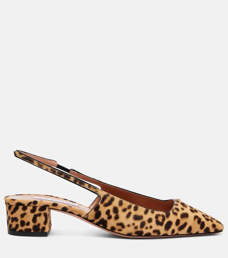 Aquazzura Ginza 35 calf hair slingback pumps | Thumbnail 2 Aquazzura Ginza 35 calf hair slingback pumps | Thumbnail 2
