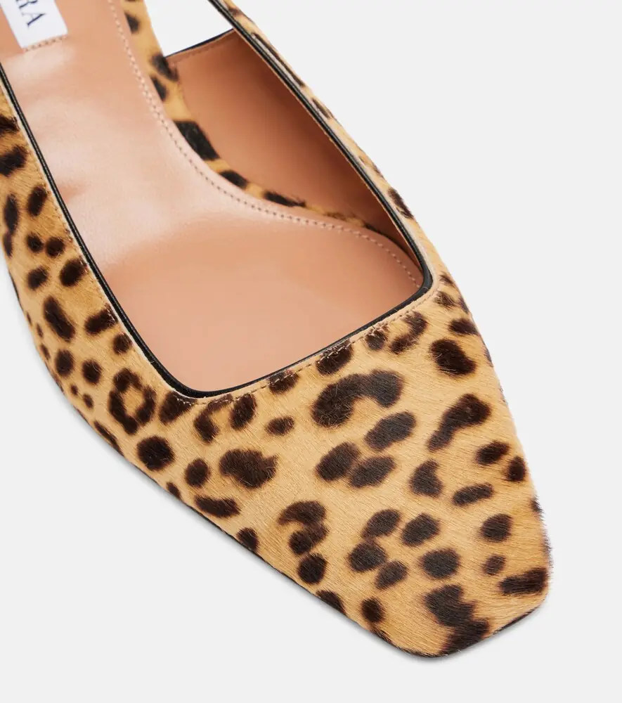 Aquazzura Ginza 35 calf hair slingback pumps | Thumbnail 3 Aquazzura Ginza 35 calf hair slingback pumps | Thumbnail 3