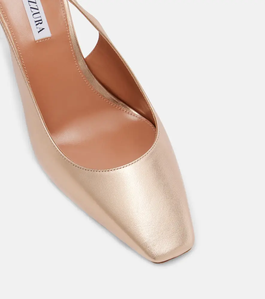 Aquazzura Very Bow Tie 85 leather wedges | Thumbnail 2 Aquazzura Very Bow Tie 85 leather wedges | Thumbnail 2