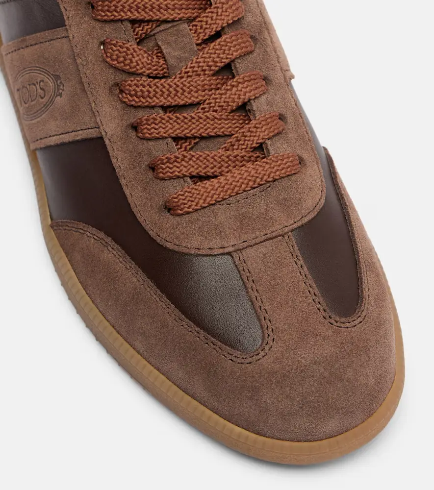 Tod's Tabs suede and leather sneakers | Thumbnail 4