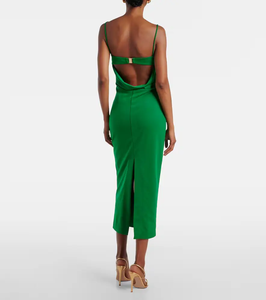 Rebecca Vallance Erin draped jersey cocktail dress | Thumbnail 3 Rebecca Vallance Erin draped jersey cocktail dress | Thumbnail 3
