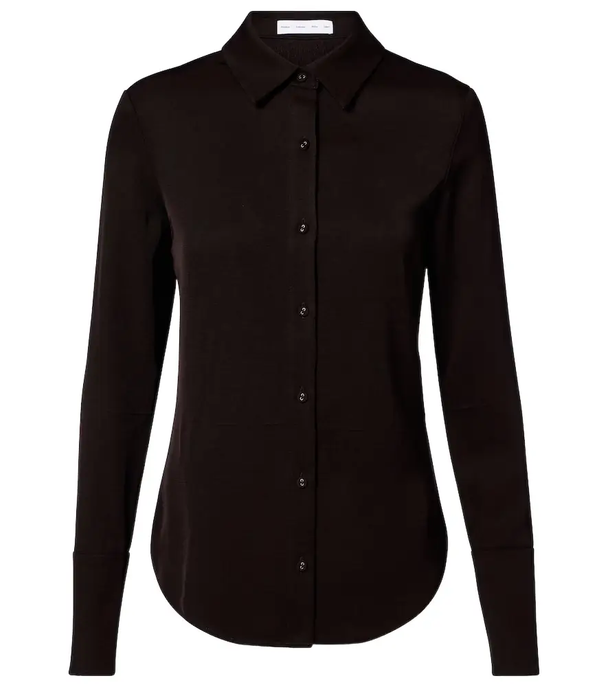 Proenza Schouler White Label Maddi twill shirt | Image 1 Proenza Schouler White Label Maddi twill shirt | Image 1