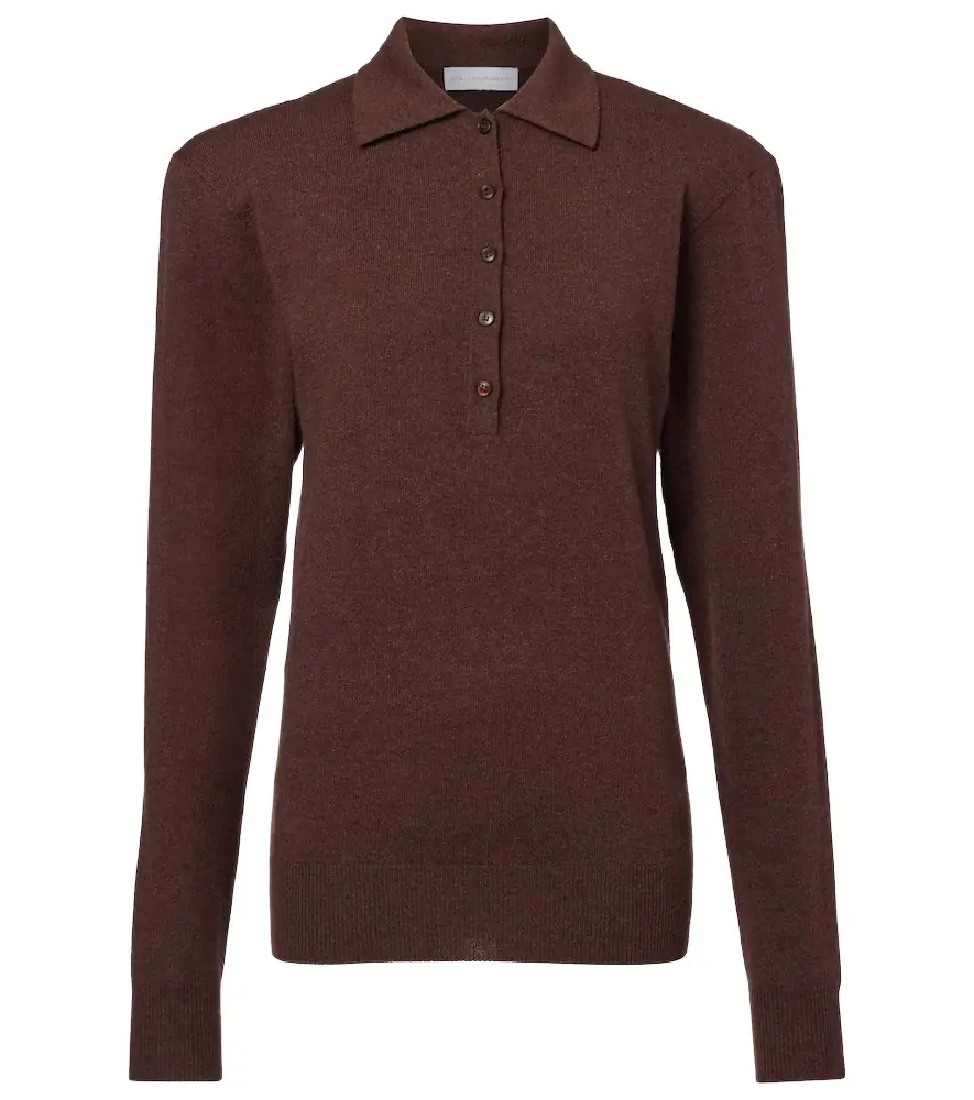 Stella McCartney Cashmere and wool polo sweater | Image 1 Stella McCartney Cashmere and wool polo sweater | Image 1