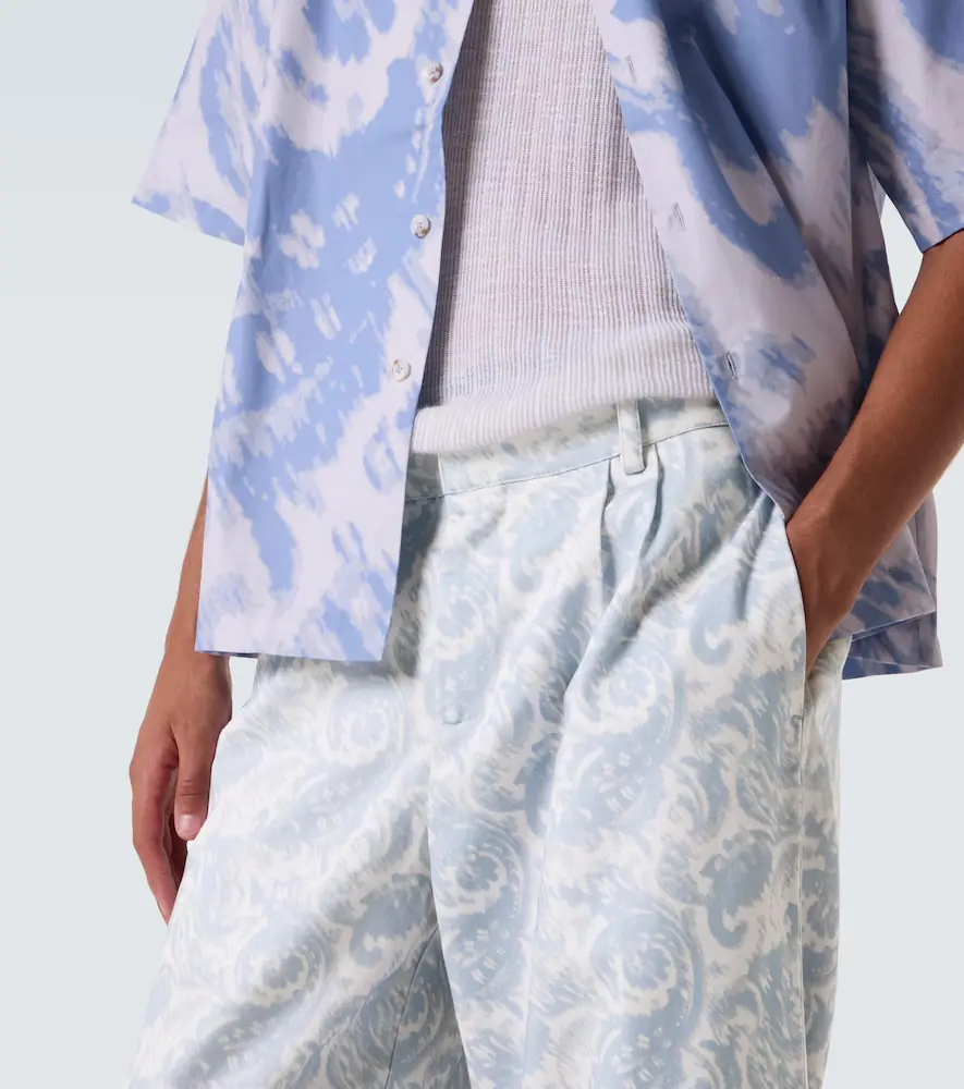 Commas Printed cotton-blend wide-leg pants | Thumbnail 2 Commas Printed cotton-blend wide-leg pants | Thumbnail 2