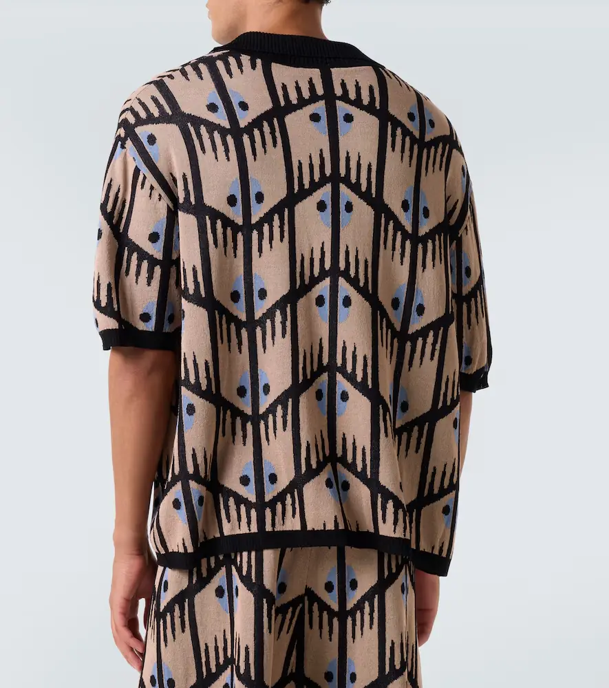 Commas Jacquard polo shirt | Thumbnail 3