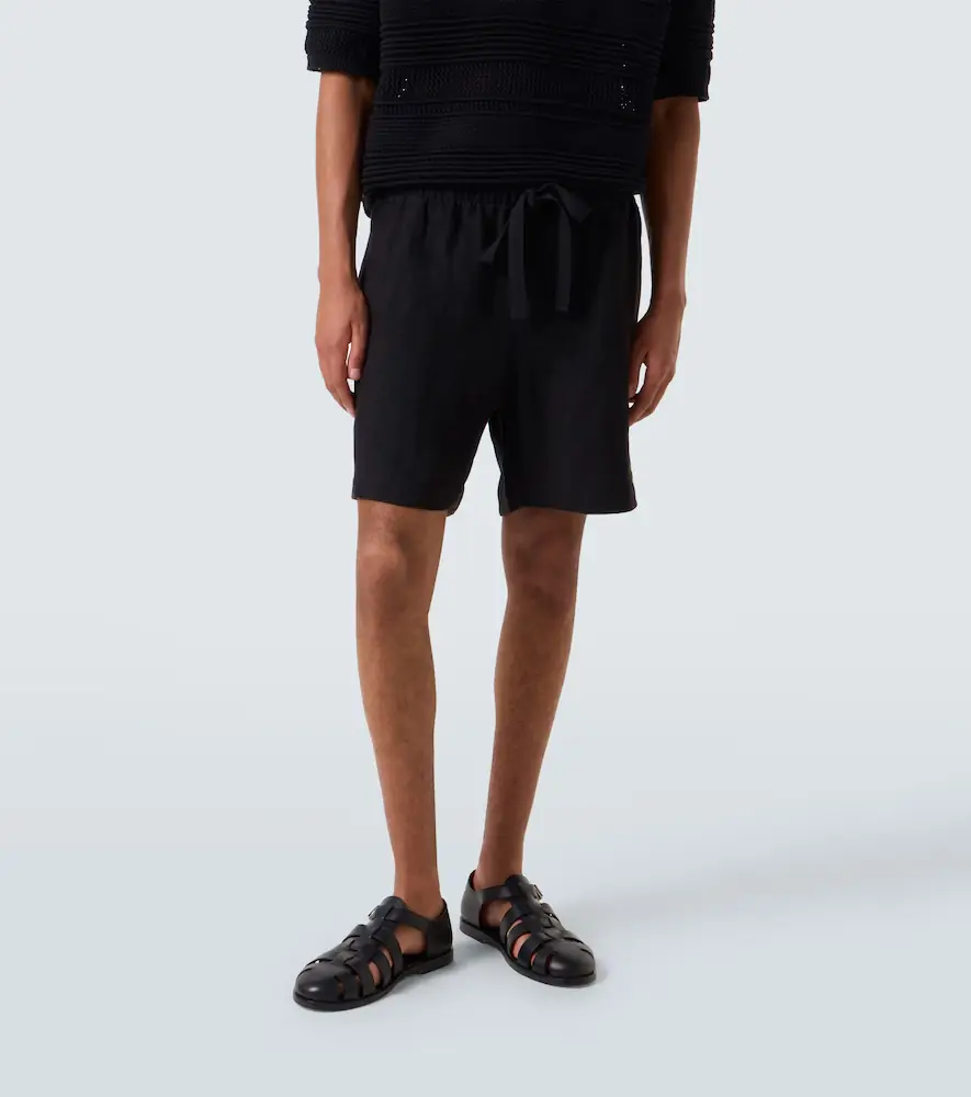 Commas Linen shorts | Thumbnail 3