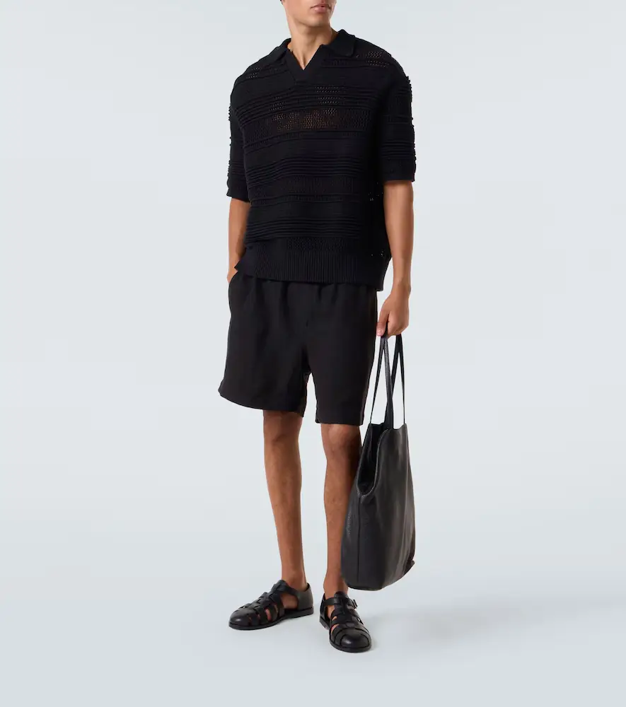 Commas Linen shorts | Thumbnail 5