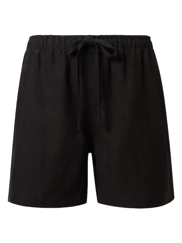 Commas Linen shorts