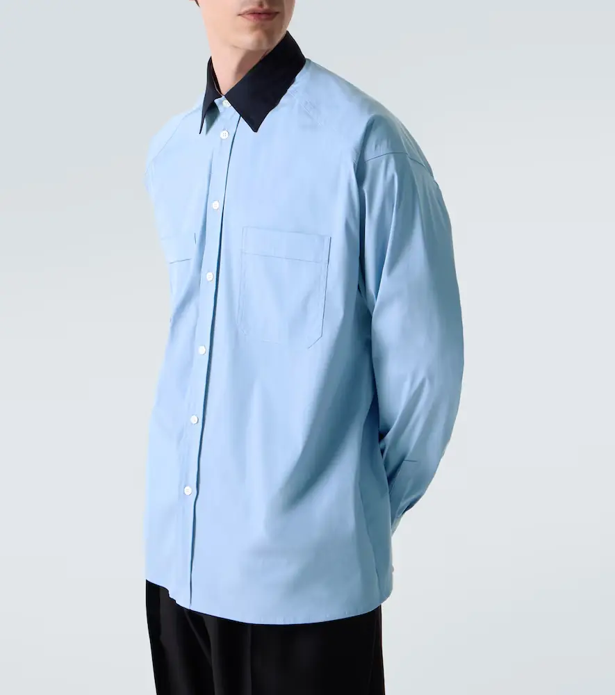 Plan C Cotton-blend poplin shirt | Thumbnail 3 Plan C Cotton-blend poplin shirt | Thumbnail 3