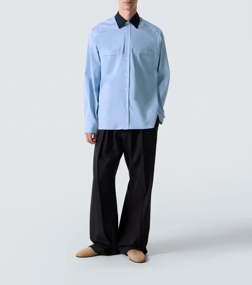 Plan C Cotton-blend poplin shirt | Thumbnail 5 Plan C Cotton-blend poplin shirt | Thumbnail 5