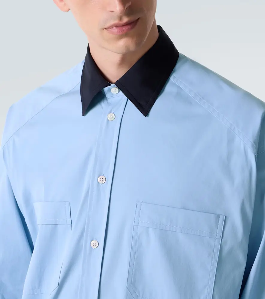 Plan C Cotton-blend poplin shirt | Thumbnail 6 Plan C Cotton-blend poplin shirt | Thumbnail 6