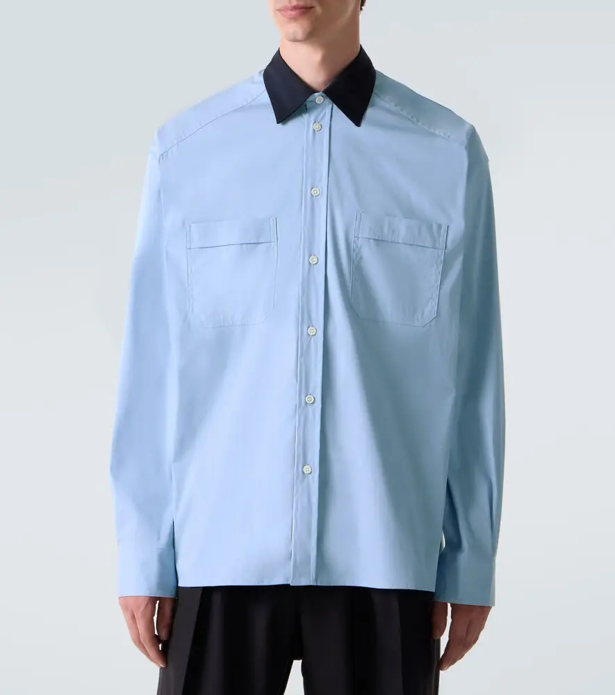 Plan C Cotton-blend poplin shirt | Thumbnail 7 Plan C Cotton-blend poplin shirt | Thumbnail 7