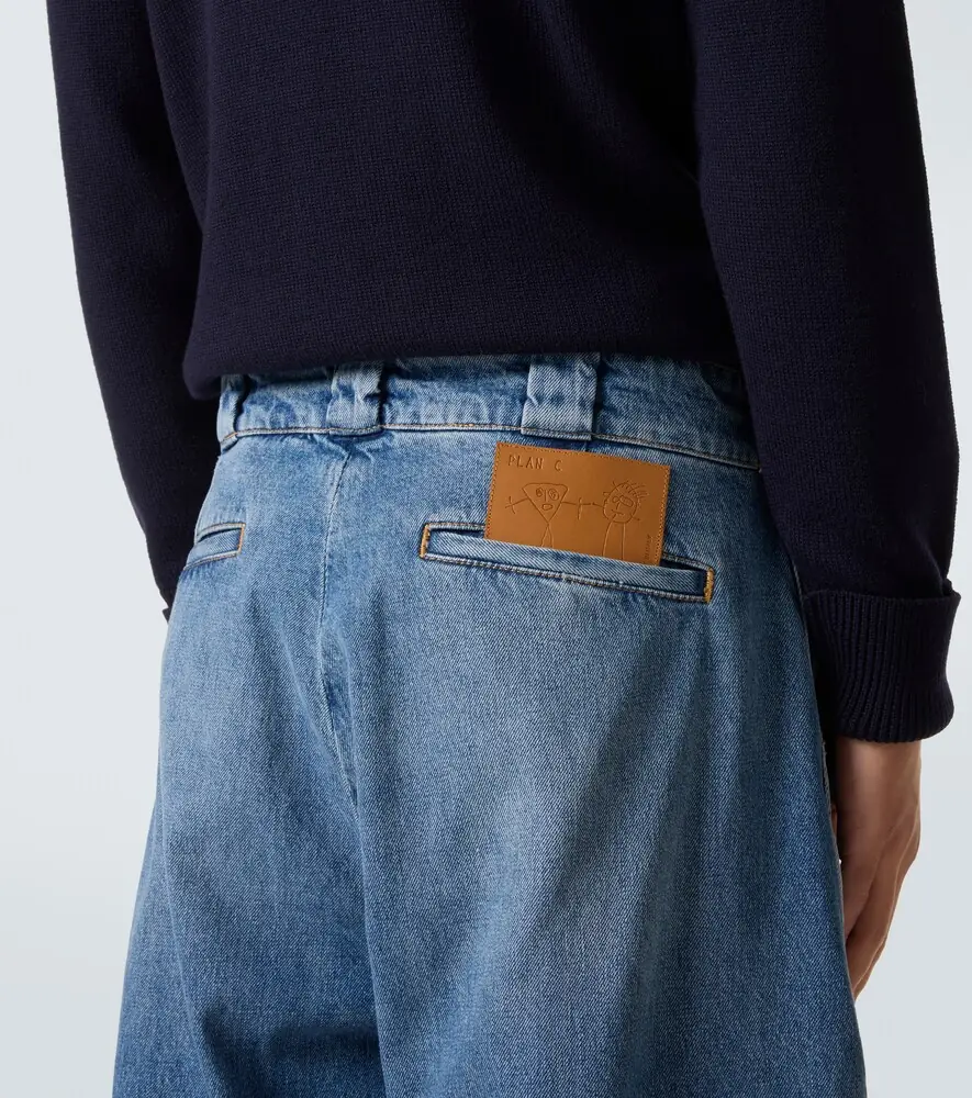 Plan C Faded wide-leg jeans | Thumbnail 6 Plan C Faded wide-leg jeans | Thumbnail 6