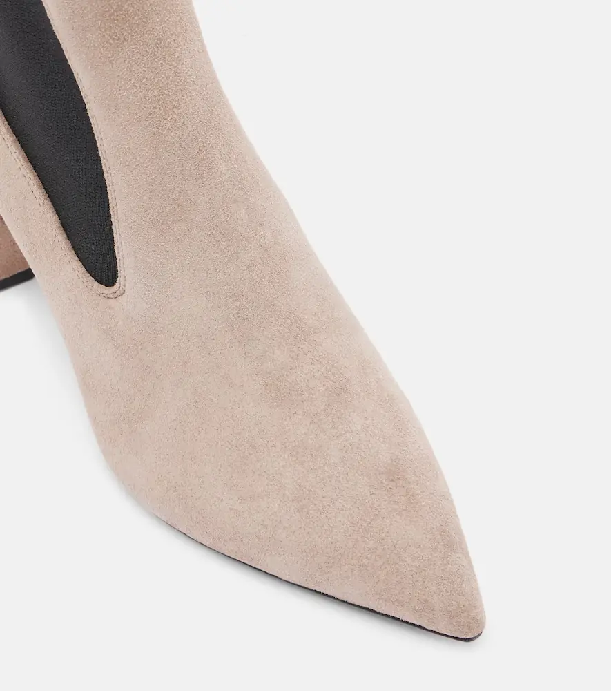 Paris Texas Anja 70 suede ankle boots | Thumbnail 2 Paris Texas Anja 70 suede ankle boots | Thumbnail 2