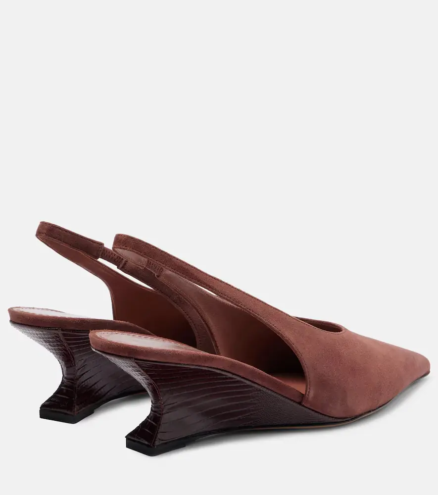 Paris Texas Nina 50 suede wedges | Thumbnail 3