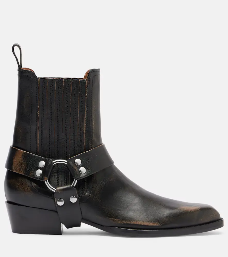 Paris Texas Helena leather biker boots | Thumbnail 2