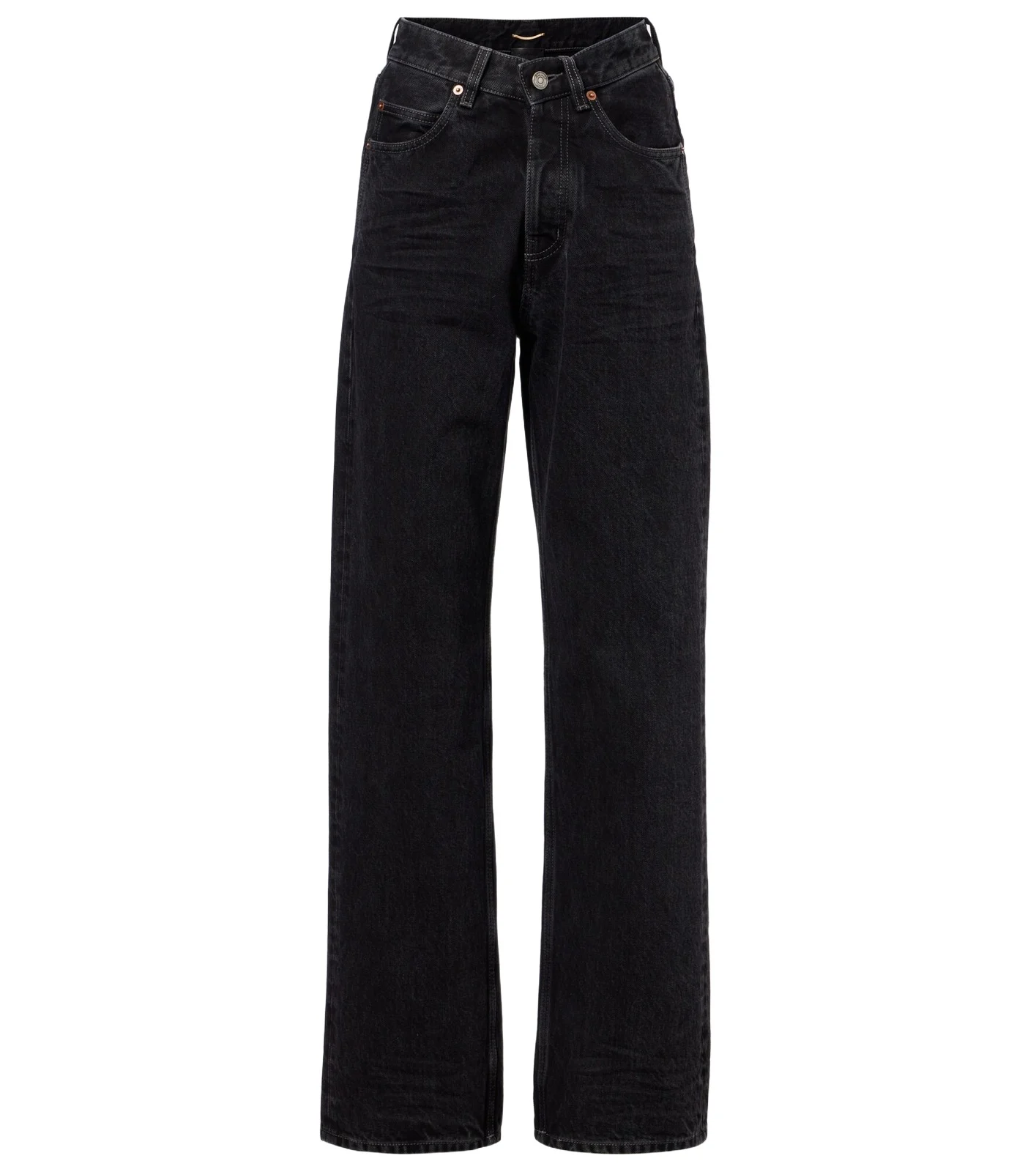 Saint Laurent V-Waist wide-leg jeans