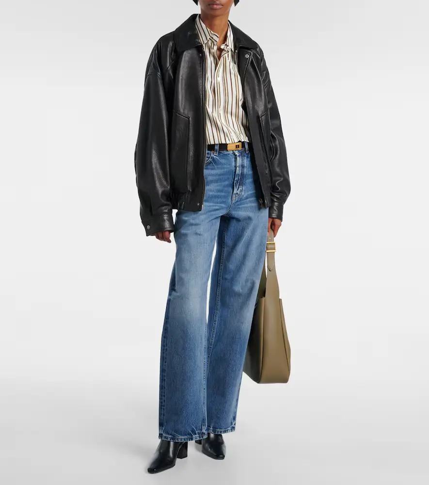 Saint Laurent V-Waist wide-leg jeans | Thumbnail 6