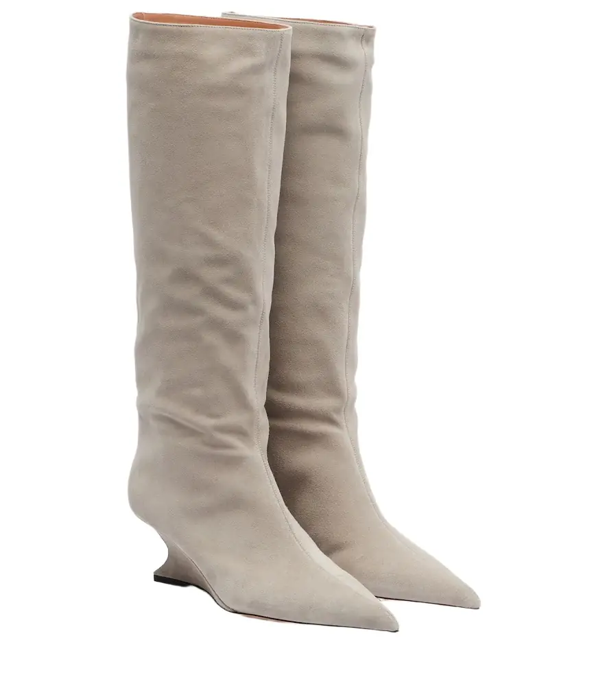 Paris Texas Nina 50 suede knee-high boots