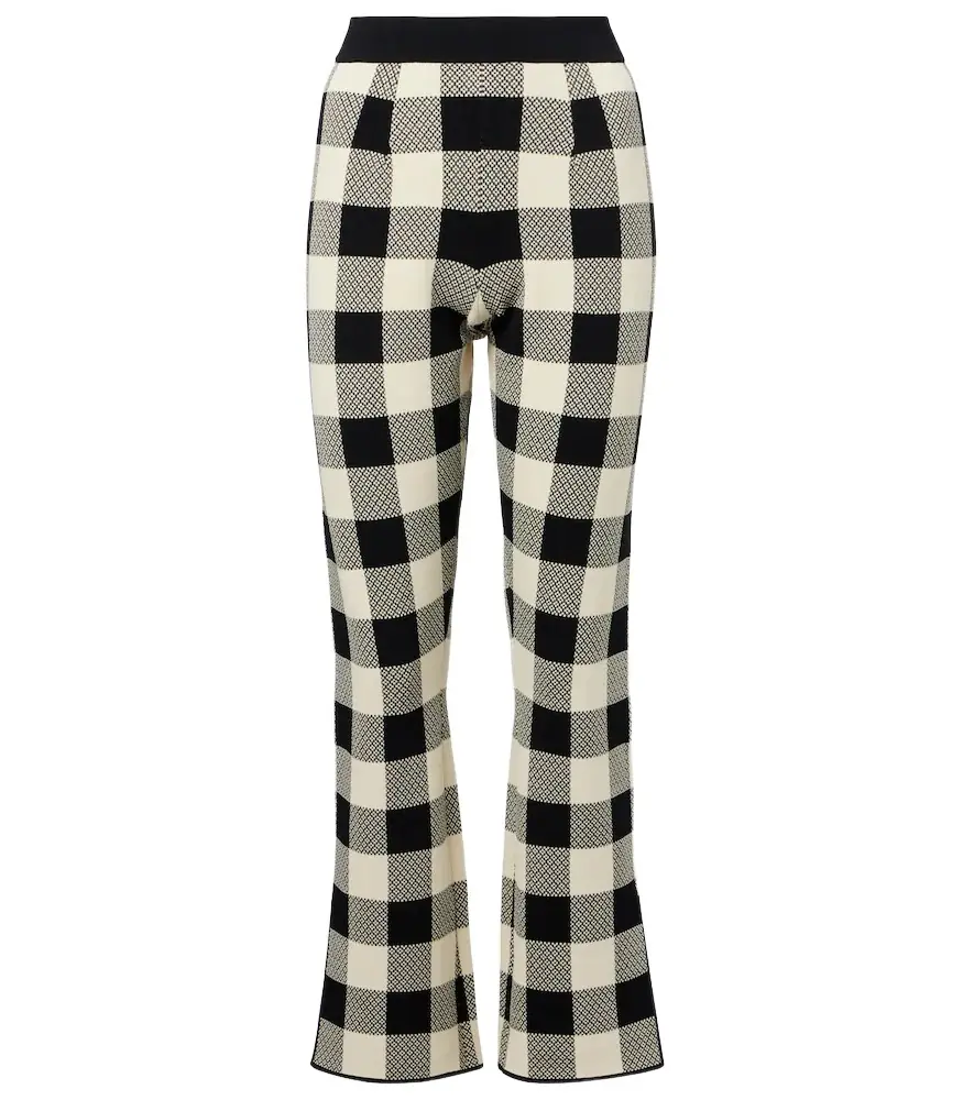 Posse Pippa checked flared pants | Image 1 Posse Pippa checked flared pants | Image 1