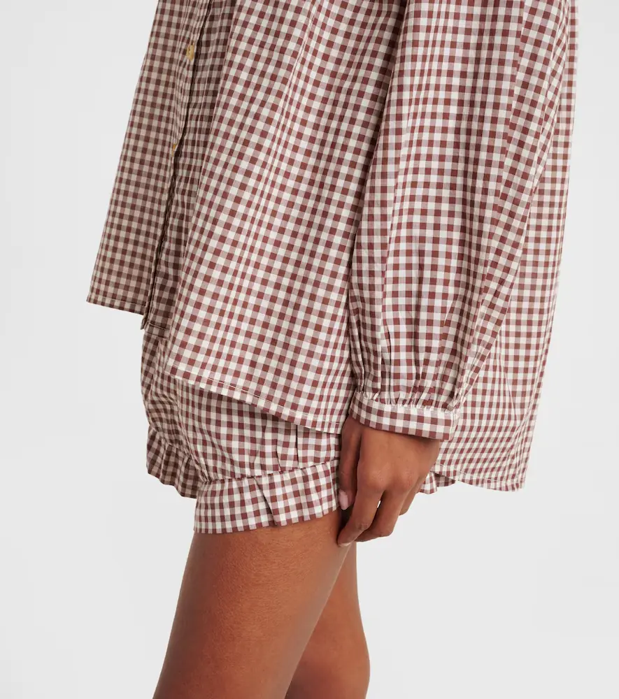 Posse Mira gingham cotton shirt | Thumbnail 2