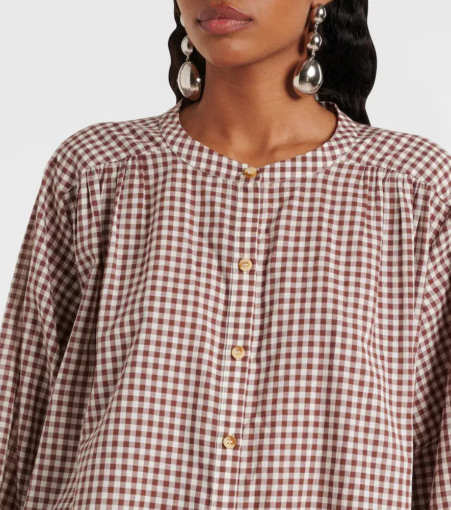 Posse Mira gingham cotton shirt | Thumbnail 3