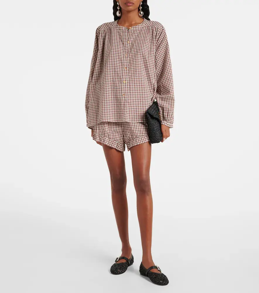 Posse Mira gingham cotton shirt | Thumbnail 5