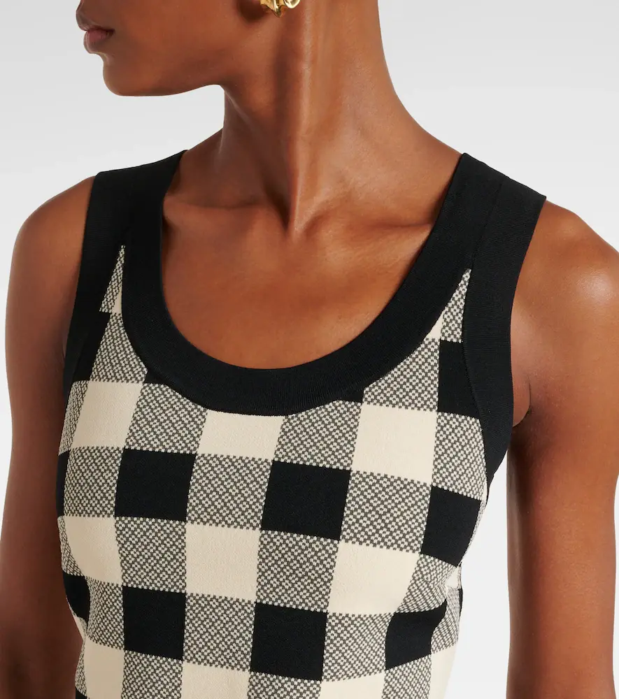 Posse Pippa checked tank top | Thumbnail 4