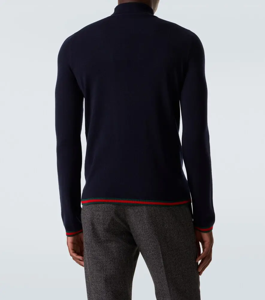 Gucci Webstripe cashmere turtleneck sweater | Thumbnail 6 Gucci Webstripe cashmere turtleneck sweater | Thumbnail 6