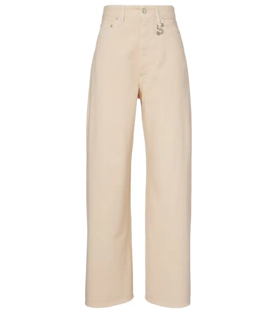 Sportmax Siamese high-rise wide-leg jeans