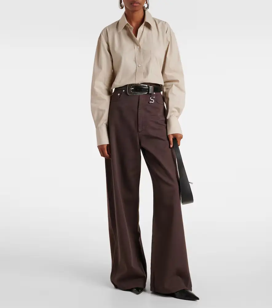 Sportmax Siamese mid-rise wide-leg jeans | Thumbnail 6 Sportmax Siamese mid-rise wide-leg jeans | Thumbnail 6