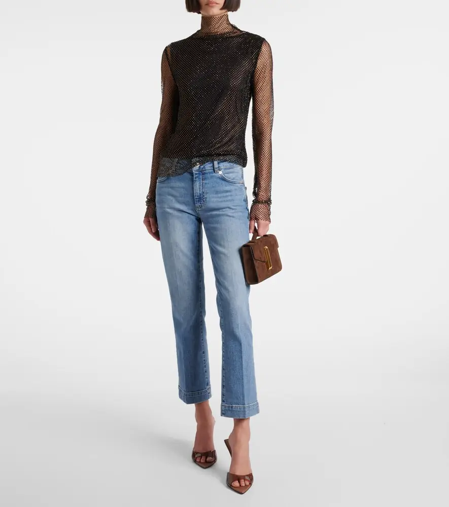 Sportmax Schermo low-rise cropped bootcut jeans | Thumbnail 2 Sportmax Schermo low-rise cropped bootcut jeans | Thumbnail 2