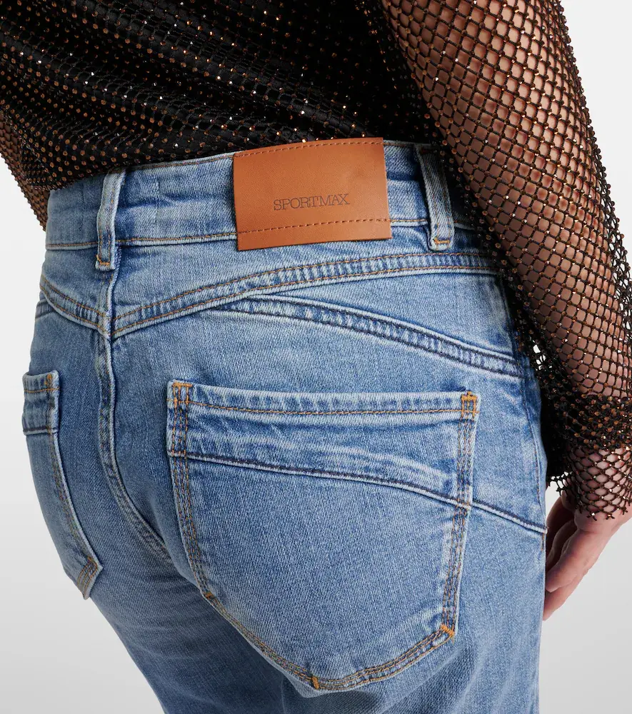 Sportmax Schermo low-rise cropped bootcut jeans | Thumbnail 3 Sportmax Schermo low-rise cropped bootcut jeans | Thumbnail 3
