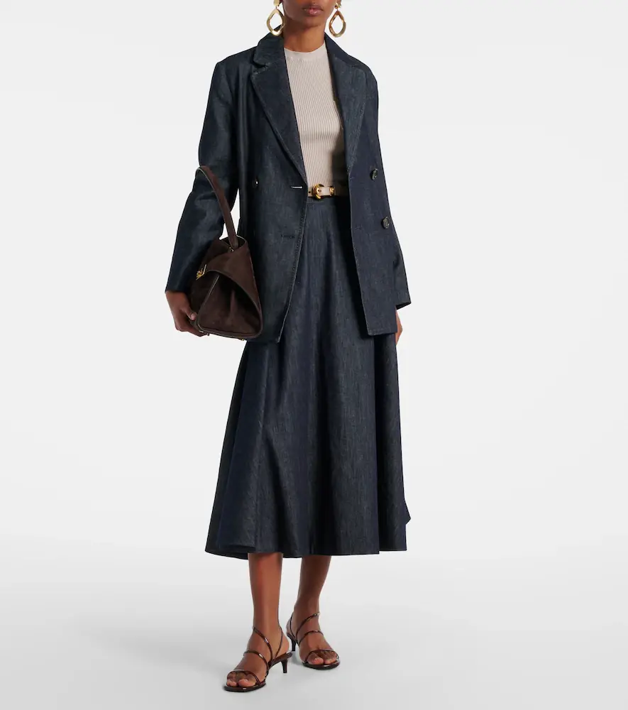 'S Max Mara Cecile denim midi skirt | Thumbnail 2 'S Max Mara Cecile denim midi skirt | Thumbnail 2