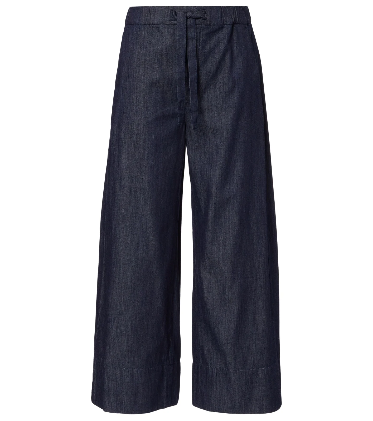 'S Max Mara Jour cotton chambray wide-leg pants
