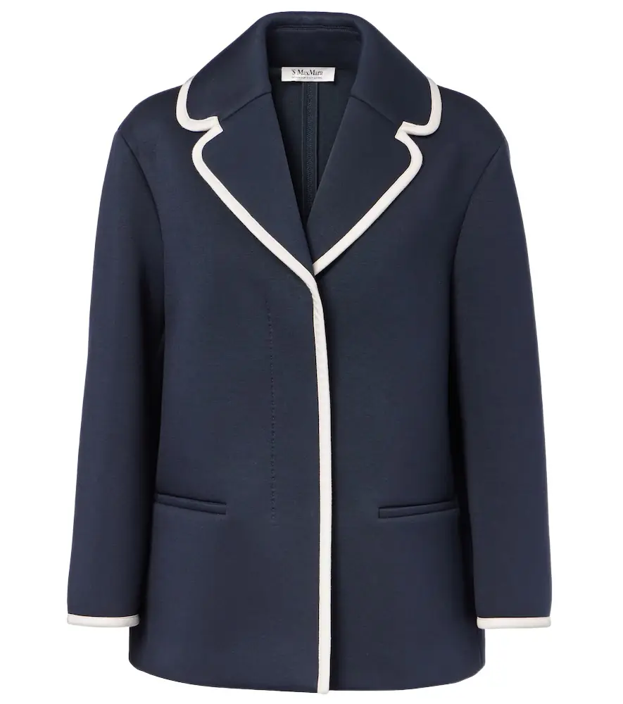 'S Max Mara Single-breasted jersey blazer | Image 1 'S Max Mara Single-breasted jersey blazer | Image 1