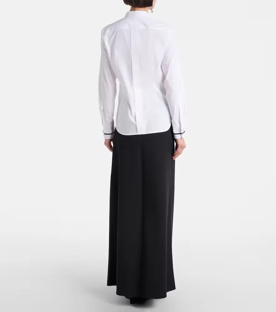 Max Mara Otranto cotton-blend poplin shirt | Thumbnail 3 Max Mara Otranto cotton-blend poplin shirt | Thumbnail 3