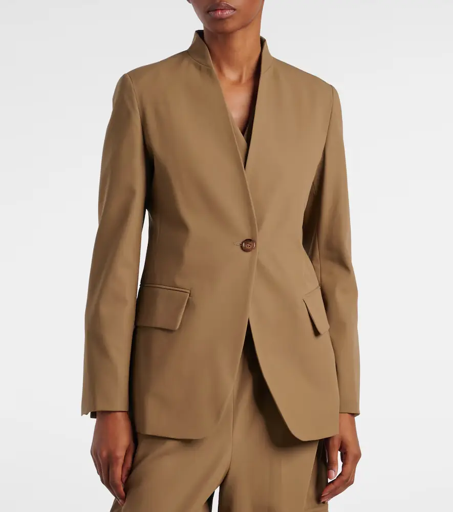 Max Mara Segnale cotton twill blazer | Thumbnail 3