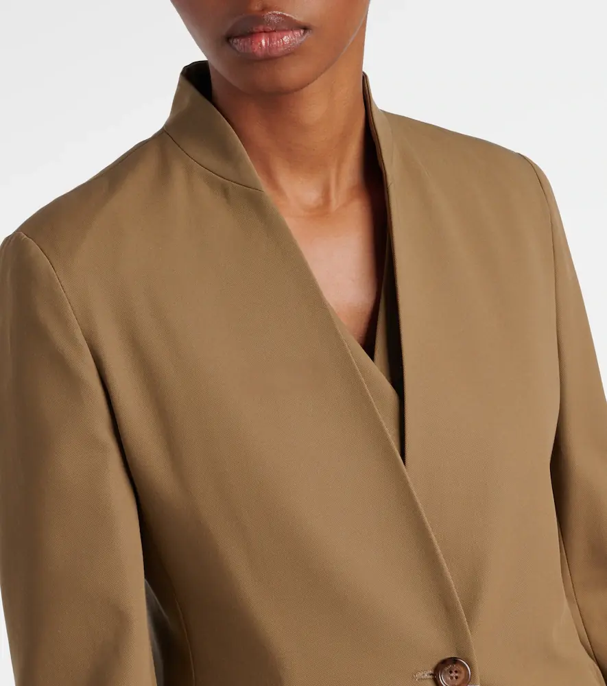 Max Mara Segnale cotton twill blazer | Thumbnail 4