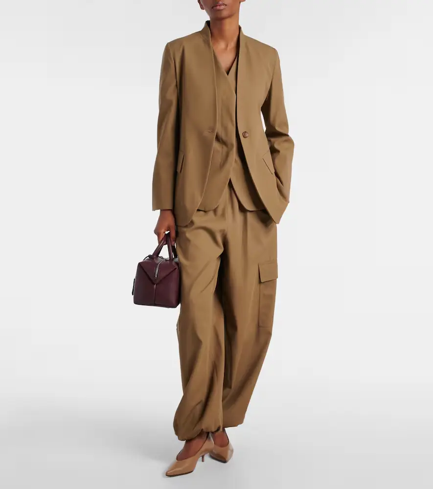 Max Mara Segnale cotton twill blazer | Thumbnail 5