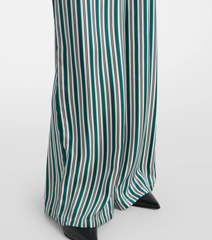Max Mara Ladino striped wide-leg silk twill pants | Thumbnail 5 Max Mara Ladino striped wide-leg silk twill pants | Thumbnail 5