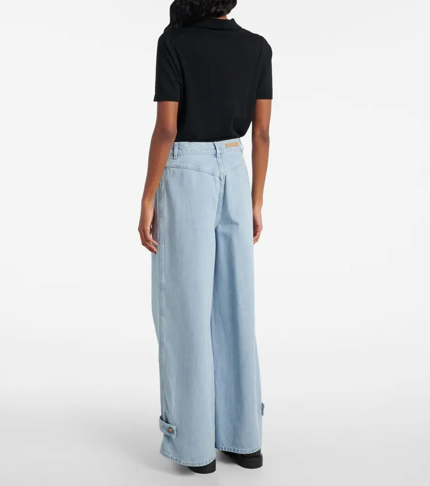 Max Mara Pugnale high-rise wide-leg jeans | Thumbnail 5 Max Mara Pugnale high-rise wide-leg jeans | Thumbnail 5